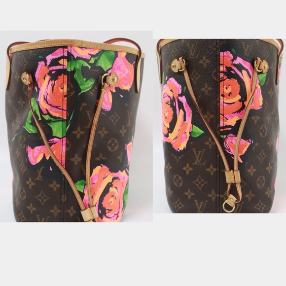 💎 ✨ HOST PICK ✨💎 ROSES STEPHEN SPRUCE NEVERFULL MM LOUIS VUITTON COLLECTABLE - Picture 11 of 17